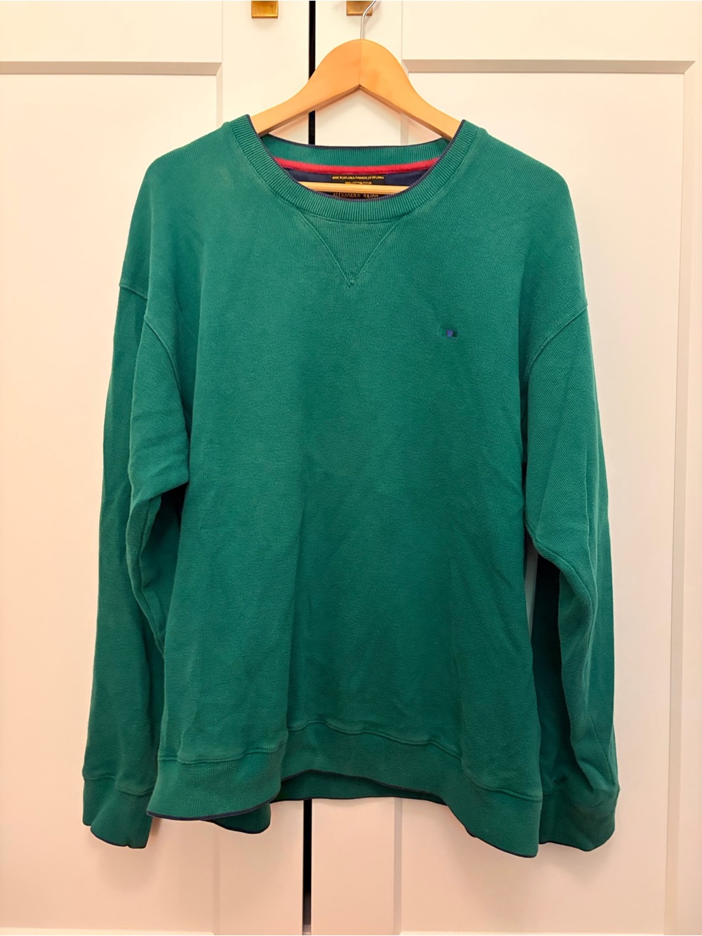 Alexander Julian Green Crewneck Sweater
